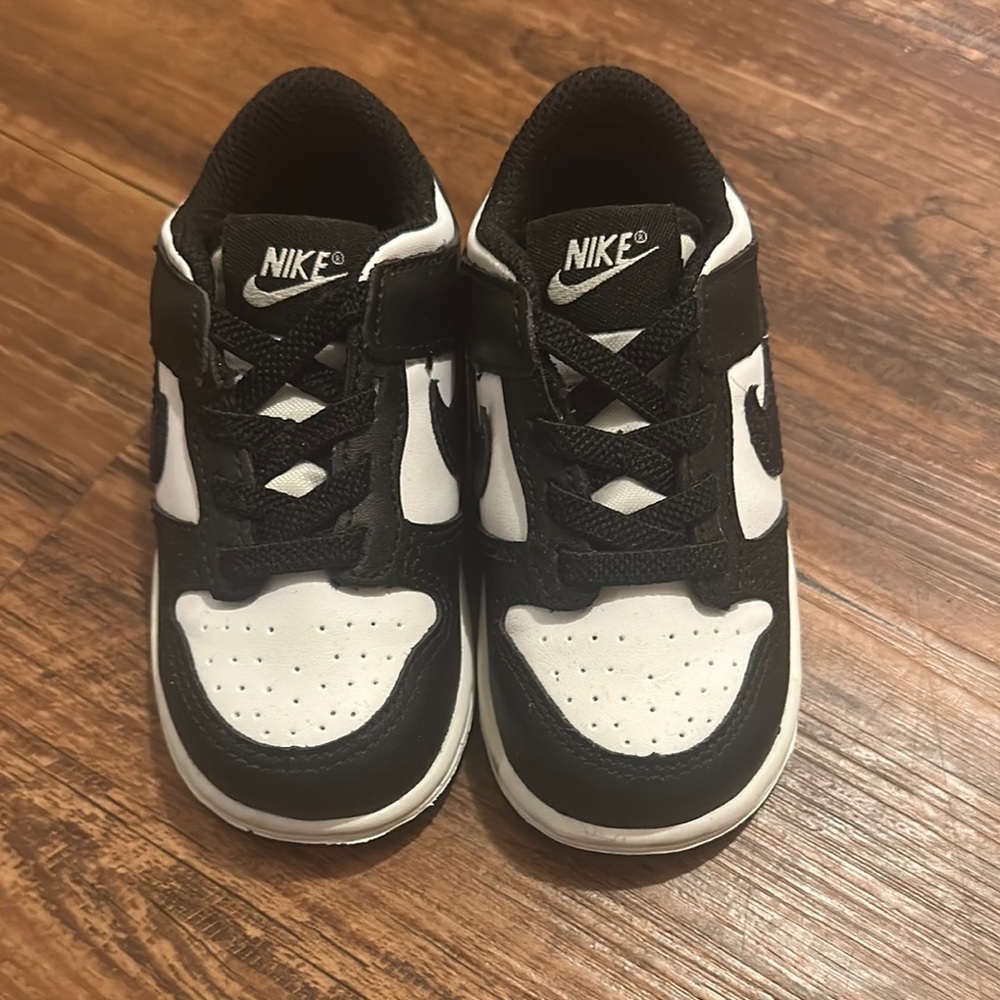 Nike Kids Black and White Dunks